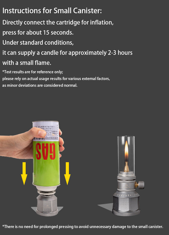Portable Outdoor Candle Lamp