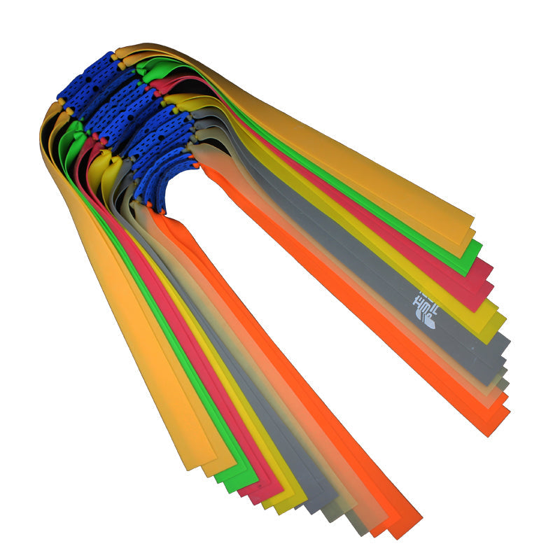 10pcs Slingshot Rubber Bands Flat Rubber/Latex Band for Slingshot