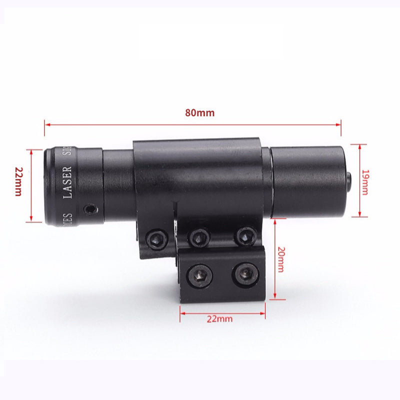 Mini Compact Laser Optical Adjustable Collimator Scope for Outdoor Activities