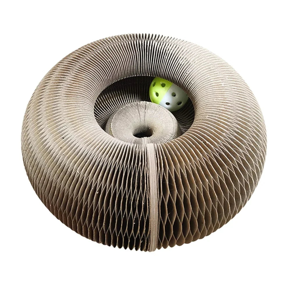 MAGIC ORGAN CAT SCRATCH BOARD CAT TOY WITH BELL CAT GRINDING CLAW