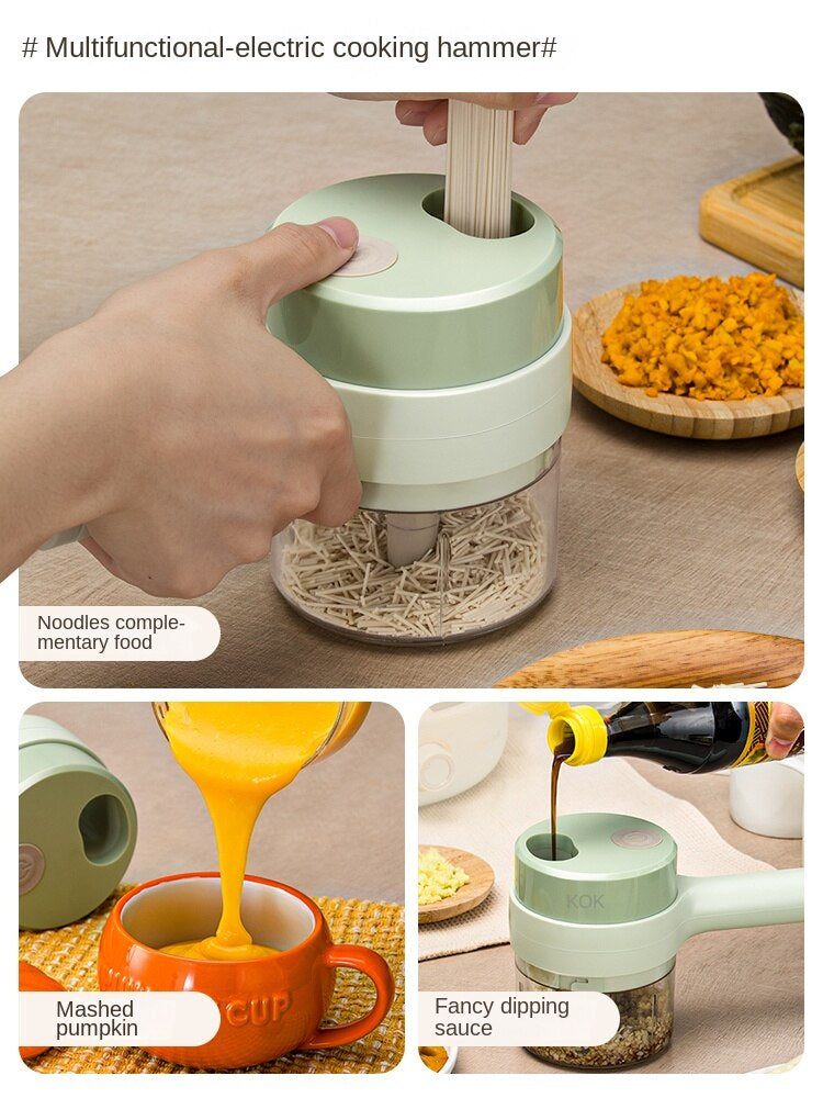 Cordless 3 Speed Mini Blender Electric Food Blender Handheld Egg Automatic Blender