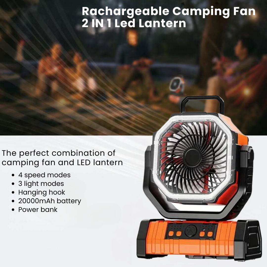 WindLite 360° Camping Fan & Lantern