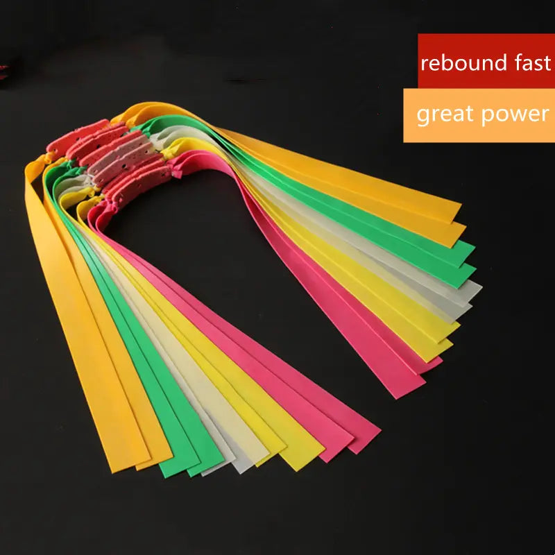 10pcs Slingshot Rubber Bands Flat Rubber/Latex Band for Slingshot