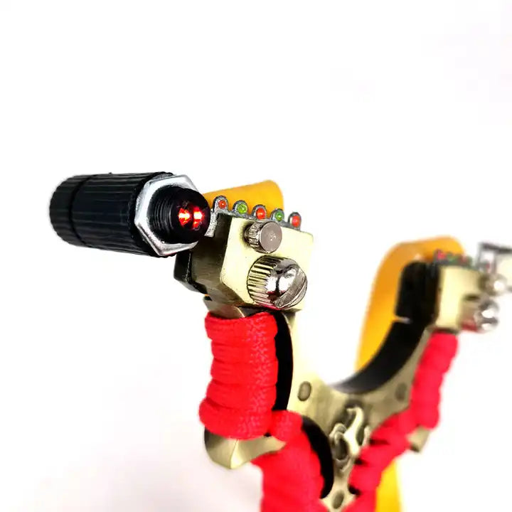 Rubber Band Outdoor Hunting Slingshot with Laser Aiming