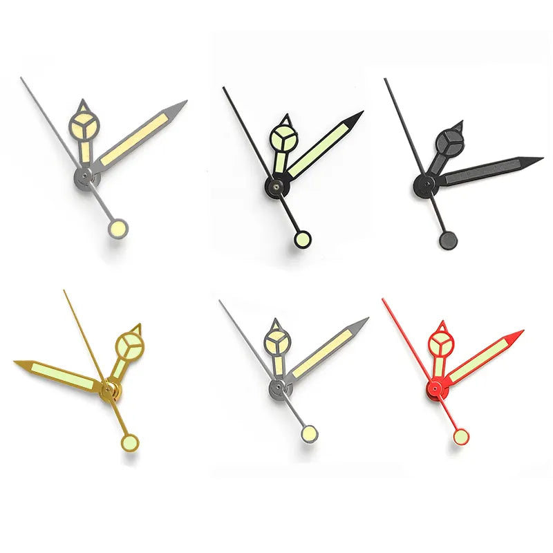 Watch Hands Green Luminous  Fit NH35 NH36 Movement For Seiko