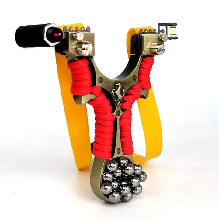Rubber Band Outdoor Hunting Slingshot with Laser Aiming
