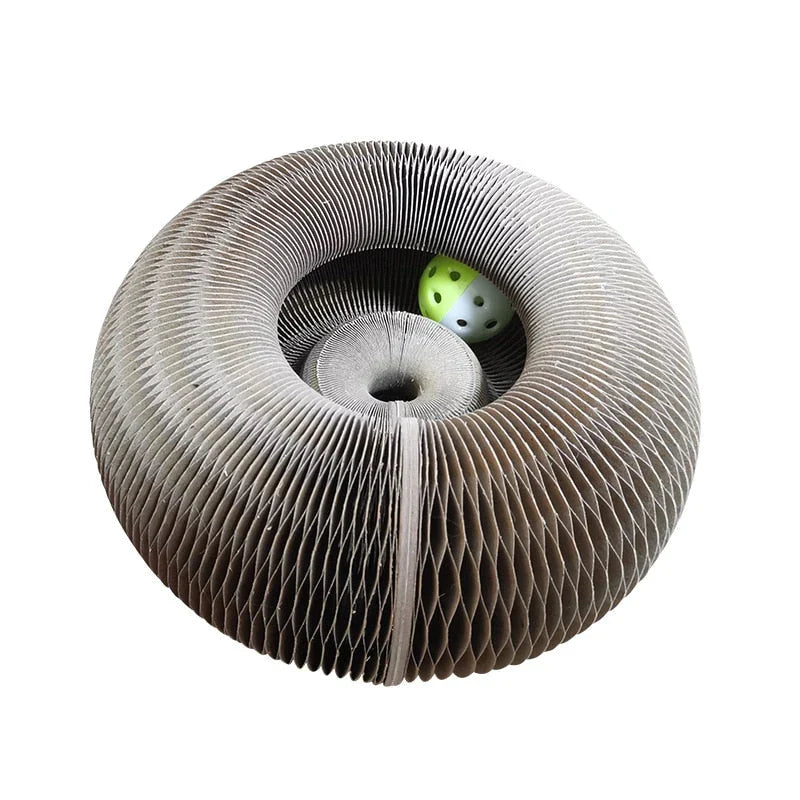 MAGIC ORGAN CAT SCRATCH BOARD CAT TOY WITH BELL CAT GRINDING CLAW.