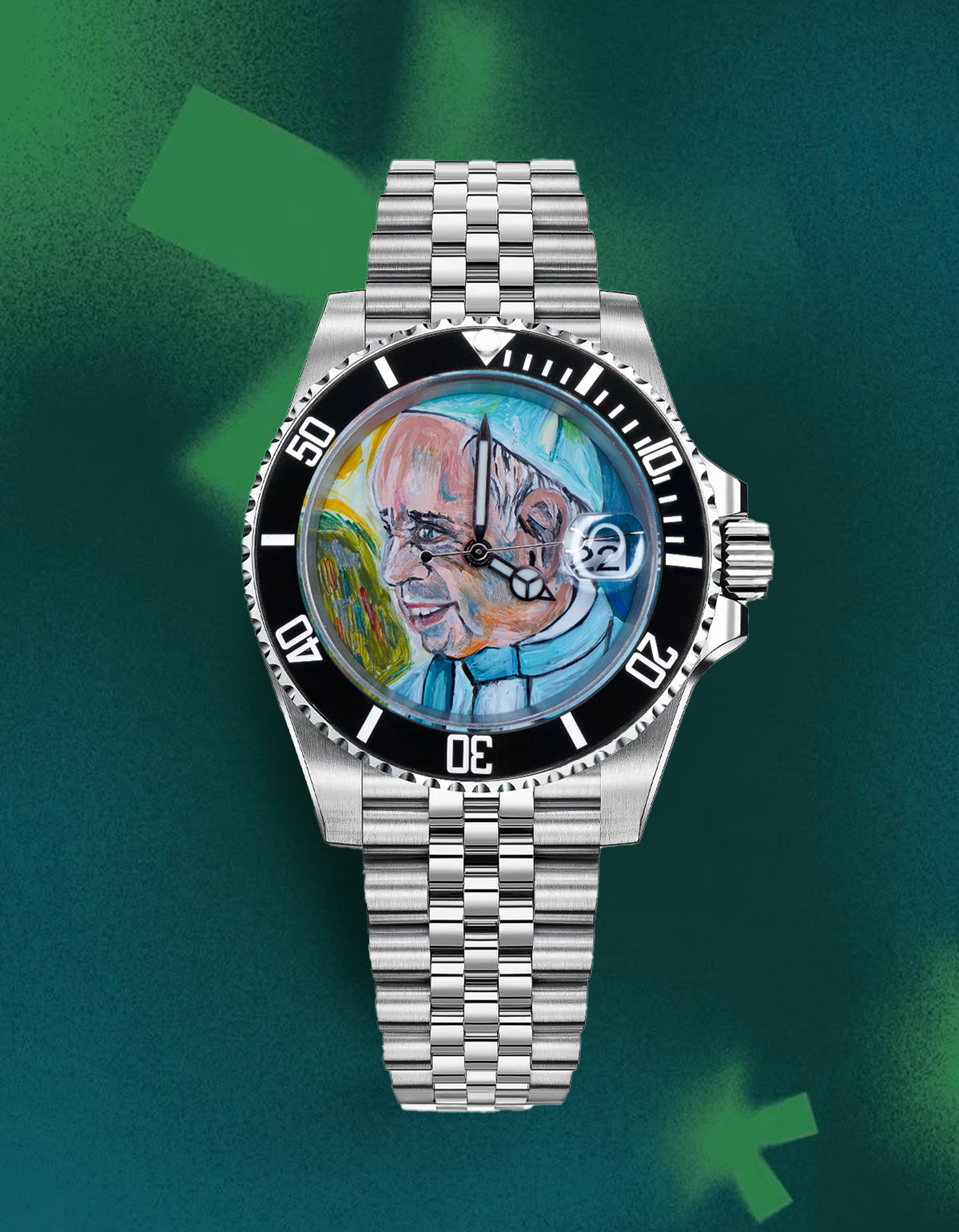 SM 01-58-2- Sovereign of the pope - Hand-Painted
